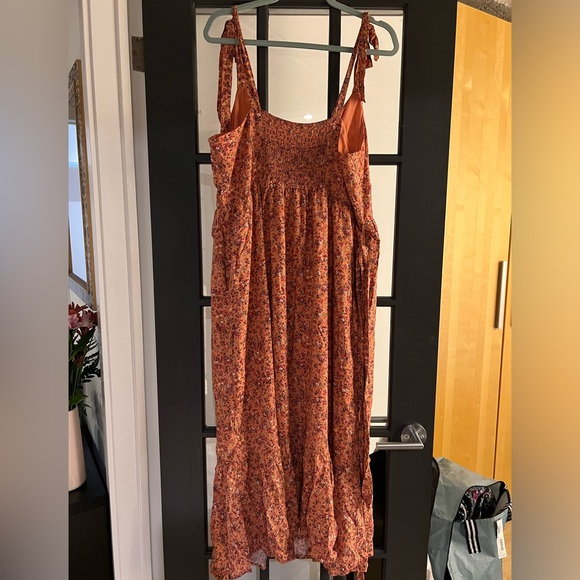 J Crew Plus Size floral print ruffle hem dress, size 20 - Picture 8 of 8